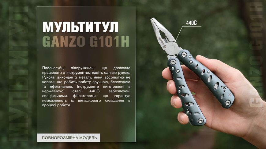 Мультитул Multi Tool Ganzo G101-H (G205) ATM45049 фото