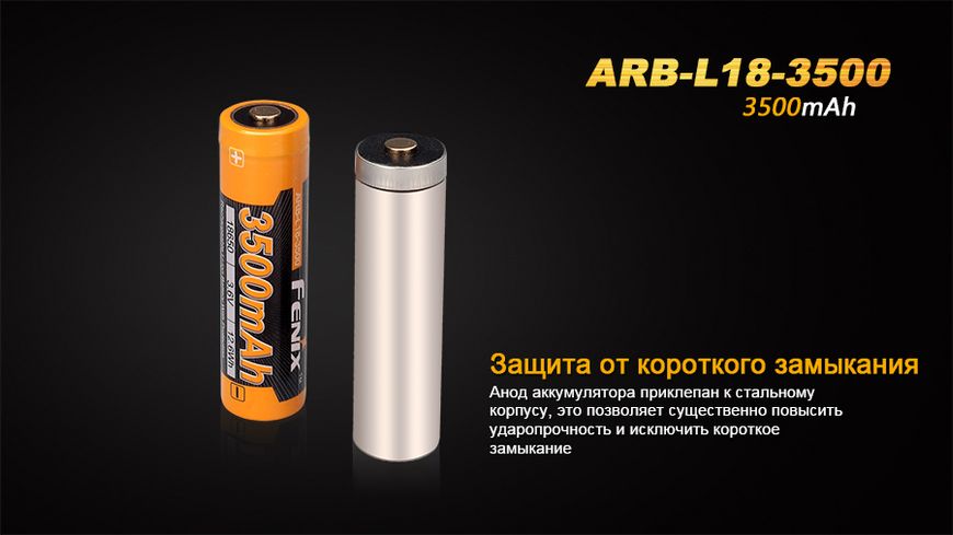 Акумулятор 18650 Fenix (3500 mAh) ATM44272 фото