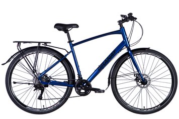 Велосипед алюміній 28 Dorozhnik GRANAT M DD кассета рама-20" синій металік з багажником задн St з крилом Pl 2024 R46236589-53ea-11ee-8821-0050569e3a4b фото