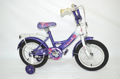 Дитячий велосипед Veloz 14" фіолетовий VMX фото