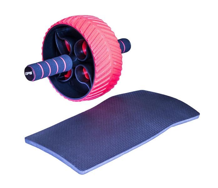 Колесо для преса Power System PS-4107 Full Grip AB Red + килимок Red/Black PW1681778735 фото