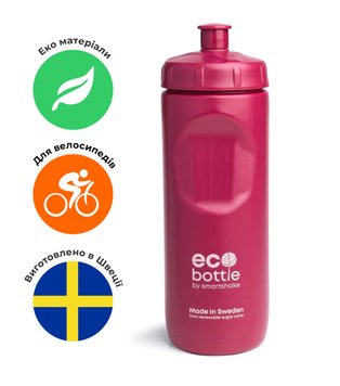 Пляшка для води Smartshake EcoBottle Squeeze 500ml Deep Rose PW1640877461 фото