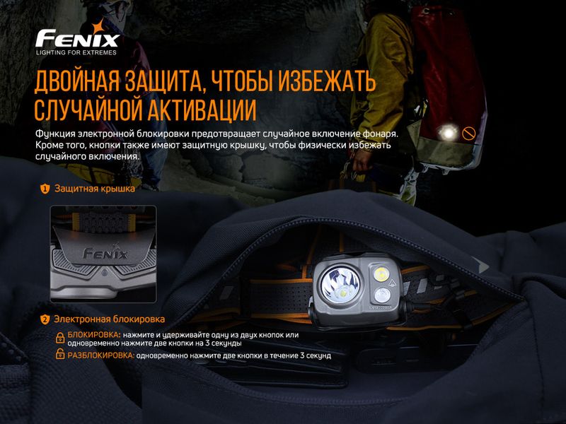 Ліхтар налобний Fenix HP25R V2.0 ATM57023 фото