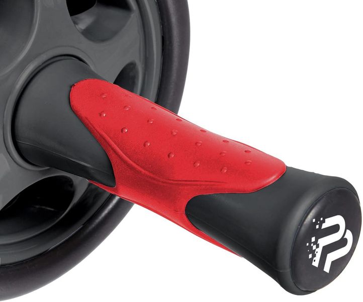 Колесо для преса подвійне PowerPlay 4327 Dual-Core Ab Wheel Чорно-червоне PW1322699919 фото