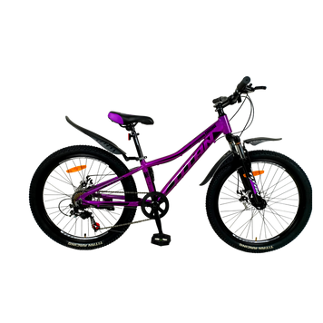 Підлітковий велосипед Titan Drone 24" фіолетовий 91485 фото