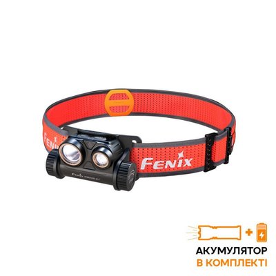 Ліхтар налобний для бігу Fenix HM65R-DT чорний ATM63163 фото