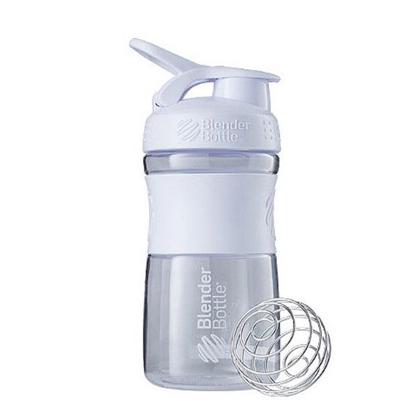 Шейкер спортивний (пляшка) BlenderBottle SportMixer 20oz/590ml White (Original) PW1386055481 фото