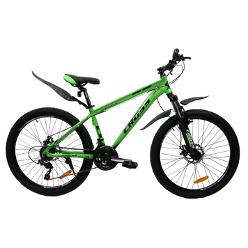 Підлітковий велосипед Cross Hunter 24" зелений 91227 фото