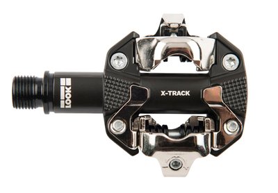 Педалі Look X-TRACK DARK GREY, алюміній, вісь chromoly 9/16" , темно-сіра L61825 фото