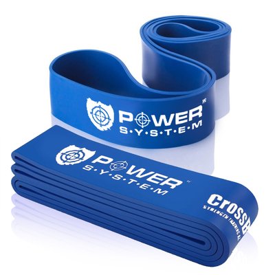 Резинка для фітнесу Power System (22-50 кг) синя  PW1411784255 фото