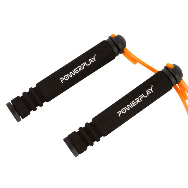 Скакалка PowerPlay 4205 Classic Plus Jump Rope Помаранчева (2,7m.) PW770880060 фото