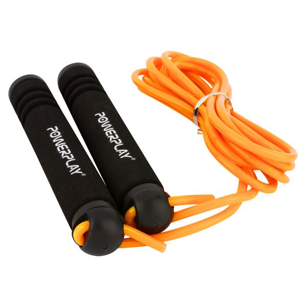 Скакалка PowerPlay 4205 Classic Plus Jump Rope Помаранчева (2,7m.) PW770880060 фото