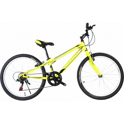 Дитячий велосипед Crossbike 24" Pegas жовтий VMX фото