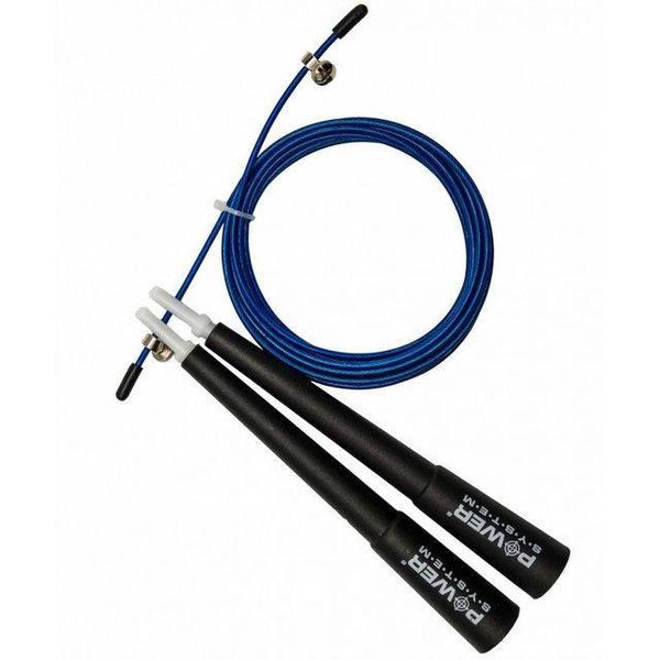 Скакалка швидкісна Power System PS-4033 Crossfit Jump Rope Blue (2,8m.) PW1411784108 фото