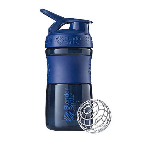 Шейкер спортивний (пляшка) BlenderBottle SportMixer 20oz/590ml Navy (Original) PW1386055482 фото