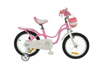Дитячий велосипед RoyalBaby LITTLE SWAN 16" рожевий ST24538 фото