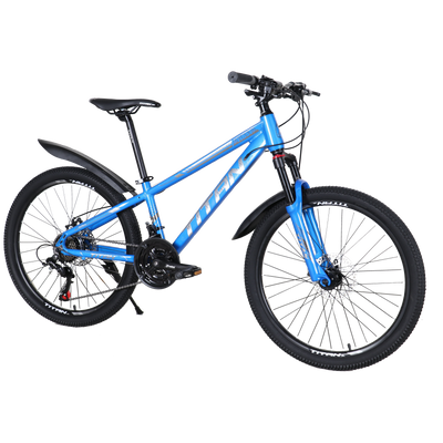 Дитячий велосипед Titan 24" First синій VMX фото