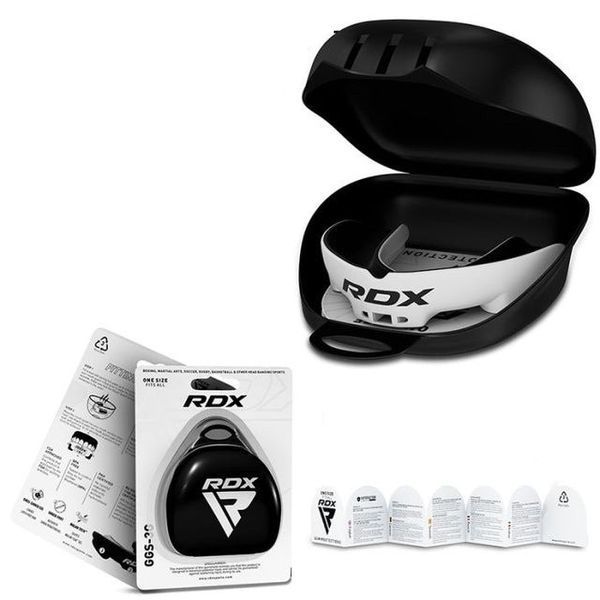 Капа RDX 3w доросла (вік 12+) біло-чорна PW2652267337 фото