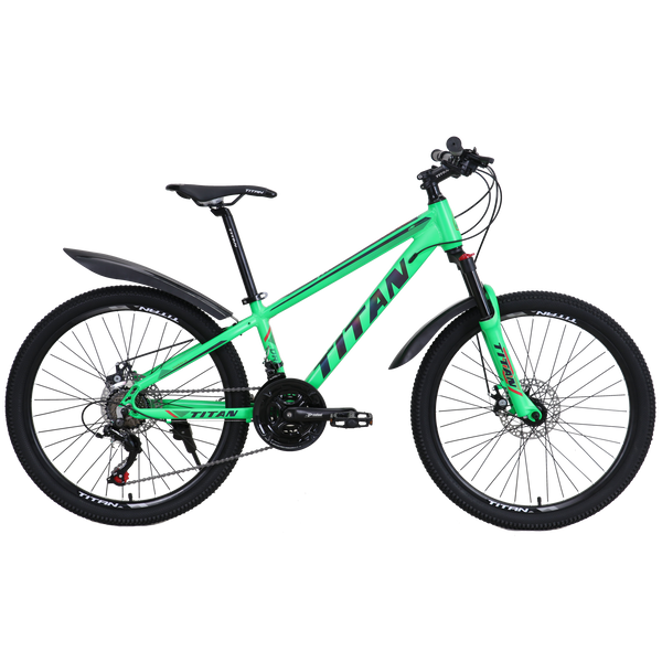 Дитячий велосипед Titan 24" Drag зелений VMX фото