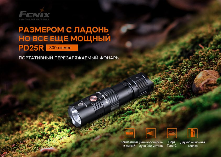 Ліхтар ручний Fenix PD25R ATM59255 фото