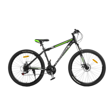 Велосипед Crossbike 27,5" Storm 19" чорно-зелений 91442 фото
