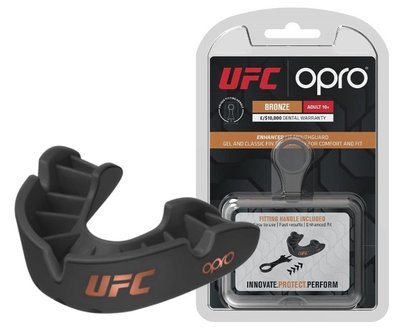 Капа боксерська OPRO Bronze UFC Hologram Black (art.002258001) PW1350992645 фото