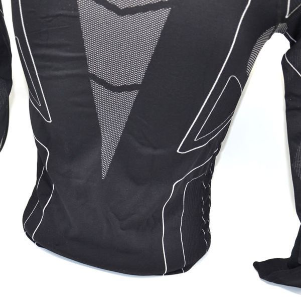 Термокофта (лонгслів) X TECH Maglia Race 3 Munica Lunga giroc Nero XXL/XXXL Чорна PW1725320057 фото