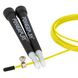 Скакалка швидкісна PowerPlay 4202 Ultra Speed Rope Жовта (2,9m.) PW675929748 фото 4