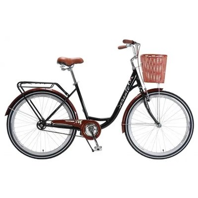 Жіночий велосипед Titan 26" Sorento чорно-коричневий VMX фото