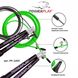 Скакалка швидкісна PowerPlay 4202 Ultra Speed Rope Зелена (2,9m.) PW1462002573 фото 7