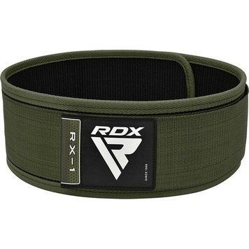Пояс для важкої атлетики RDX RX1 Weight Lifting Belt Army Green S PW2195684645 фото