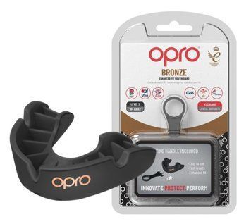 Капа боксерська Opro Junior Bronze чорна PW1364935115 фото