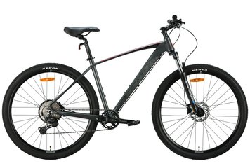 Велосипед алюміній 29" Leon TN-70 AM Hydraulic lock out HDD рама-19" графітовий з чорним та червоним (матовий) 2024 R552171e8-801d-11ee-8892-0050569ee4d0 фото
