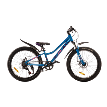 Підлітковий велосипед Titan Best Mate 24" фіолетово-блакитний 91551 фото