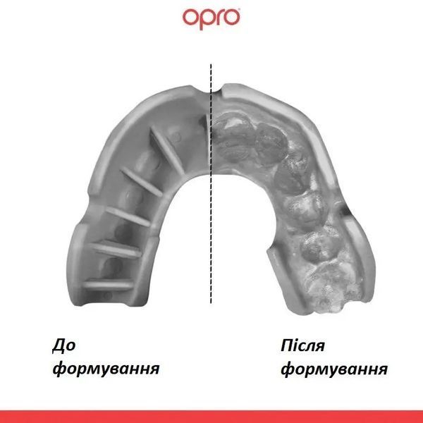 Капа боксерська Opro Junior Bronze UFC Hologram чорна PW1364935120 фото