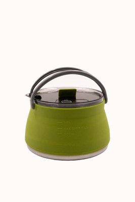 Чайник TRAMP силіконовий з металевим дном 1л, Зелений ATRC-125-olive фото