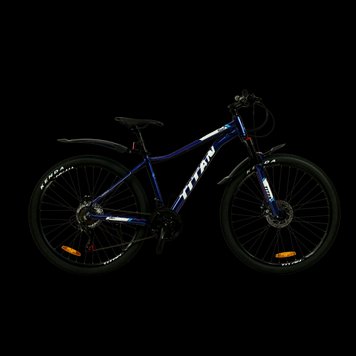 Велосипед Titan 27,5" Candy 15" синьо-білий 91586 фото