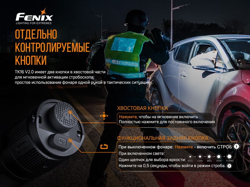 Ліхтар ручний Fenix TK16 V2.0 ATM52364 фото