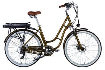 Жіночий електровелосипед Dorozhnik 28" eCoral 19" 48B 500Вт 13А/год бронзовий 2026 ELB-D-28-115 фото