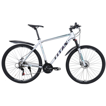 Велосипед Titan 27,5" Drag 17" сіро-бірюзовий VMX фото