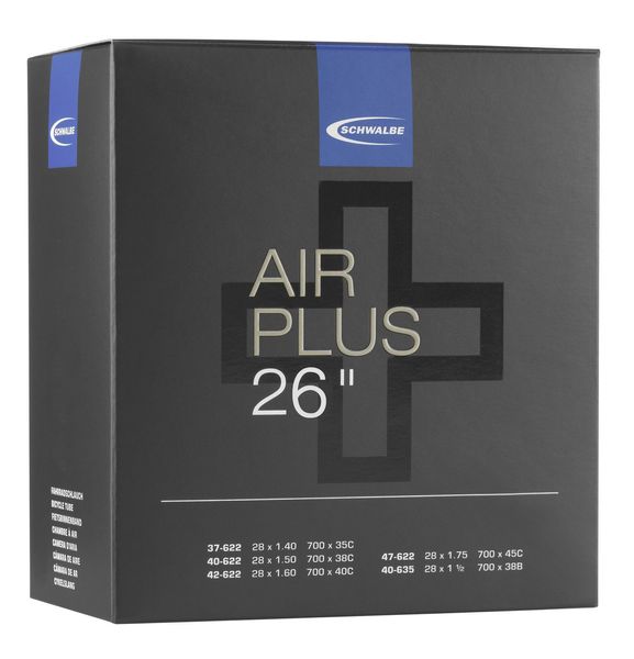 Велокамера 26" 40-62C Schwalbe AV13AP AIR PLUS 40мм L-TUB-22-03 фото