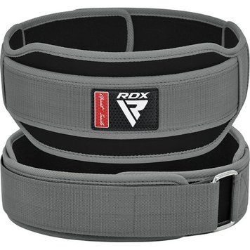 Пояс для важкої атлетики RDX RX5 Double Belt неопреновий Grey S PW2652267321 фото