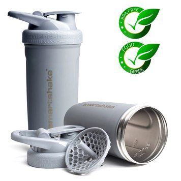 Шейкер спортивний SmartShake металевий Reforce Stainless Steel 30oz/900ml Gray (Original) PW1640877457 фото