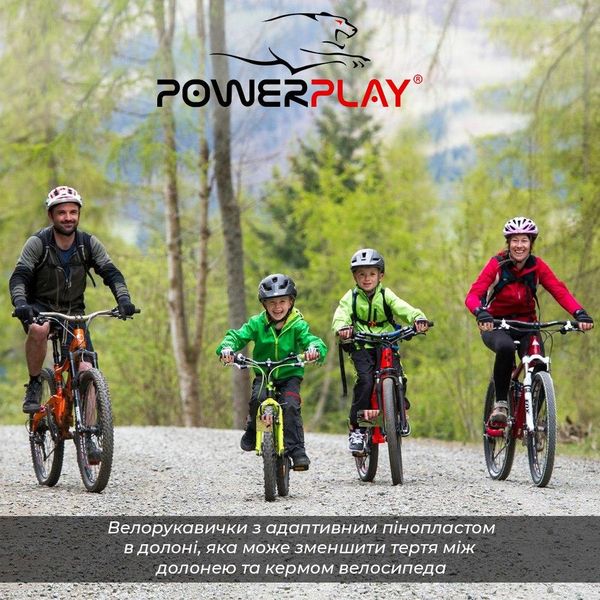 Велорукавички жіночі PowerPlay 5281 D Фіолетові XS PW867324302 фото