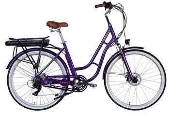 Жіночий електровелосипед Dorozhnik 28" eCoral 19" 48B 500Вт 13А/год фіолетово-синій 2026 ELB-D-28-116 фото
