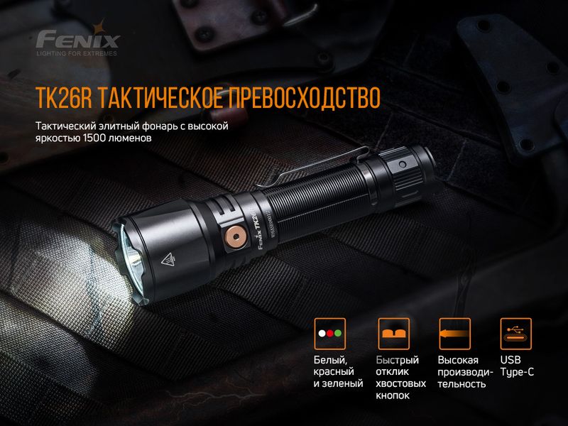 Ліхтар ручний Fenix TK26R ATM47679 фото