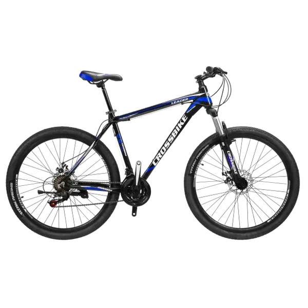 Велосипед Crossbile 27,5" Leader чорно-синій VMX фото