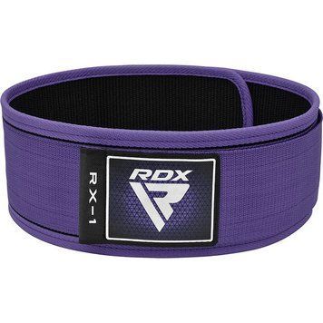 Пояс для важкої атлетики RDX RX1 Weight Lifting Belt Purple XS PW2195684642 фото