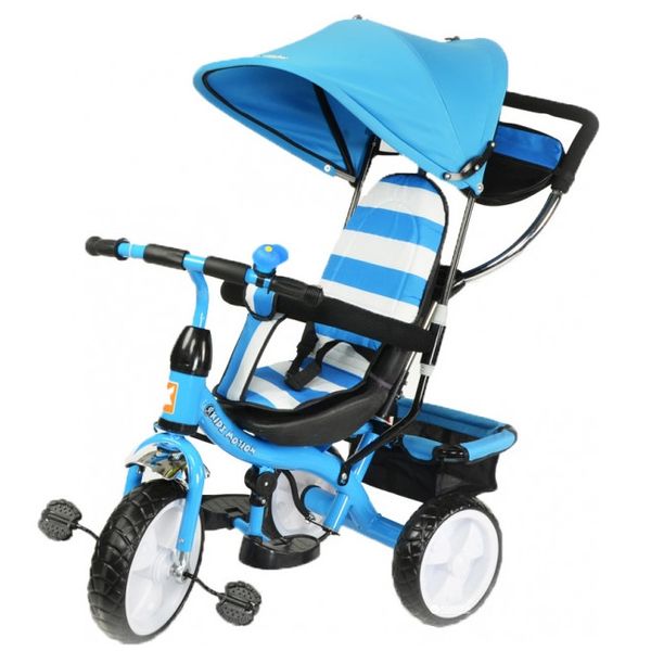 Велосипед дитячий 3х колісний Kidzmotion Tobi Junior BLUE ST28759 фото