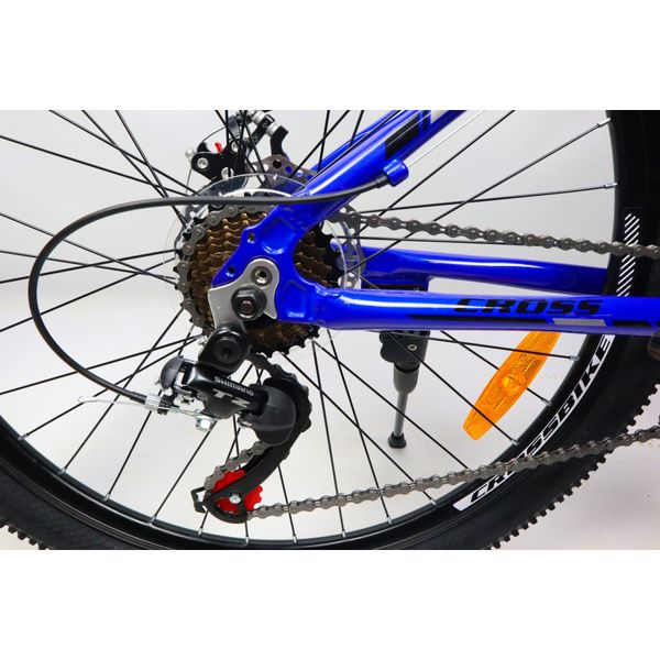 Велосипед Cross 27,5" Hunter чорно-синій VMX фото